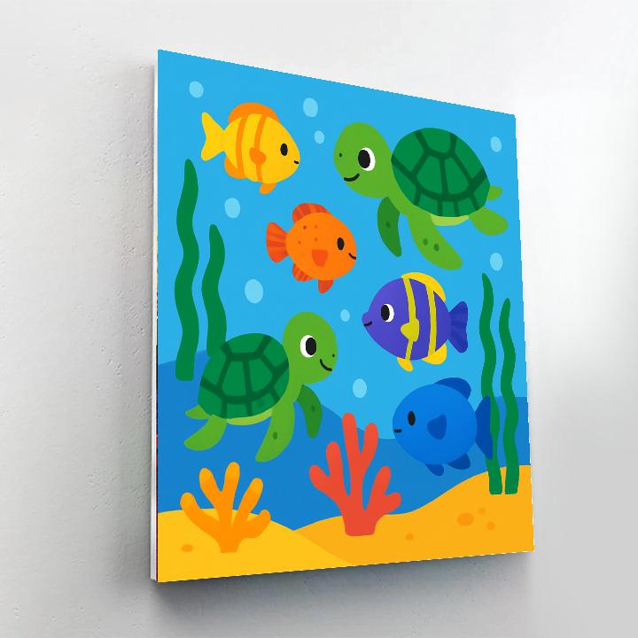 Sea Life Wonders Painting By Numbers Kit