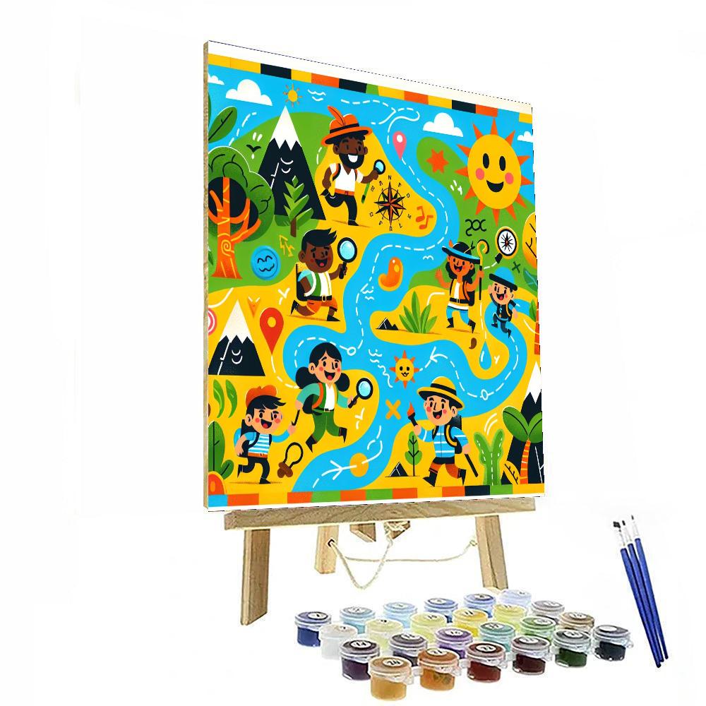 The Adventure Of The Lost Treasure DIY Paint By Numbers