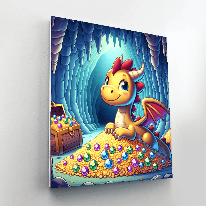 Enchanted Dragon's Lair DIY Paint By Numbers