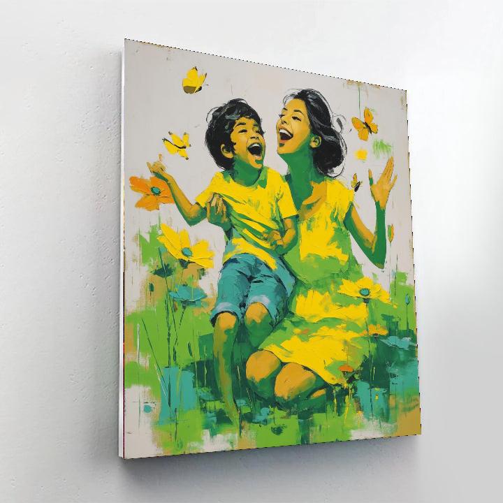 The Joy Of A Mother's Love Numbered Painting Kits