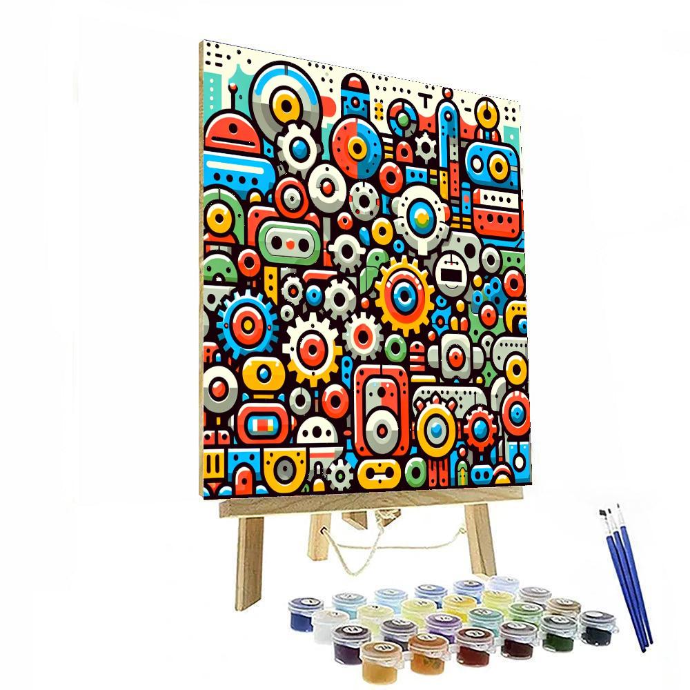 Robot Universe Numbered Painting Kits