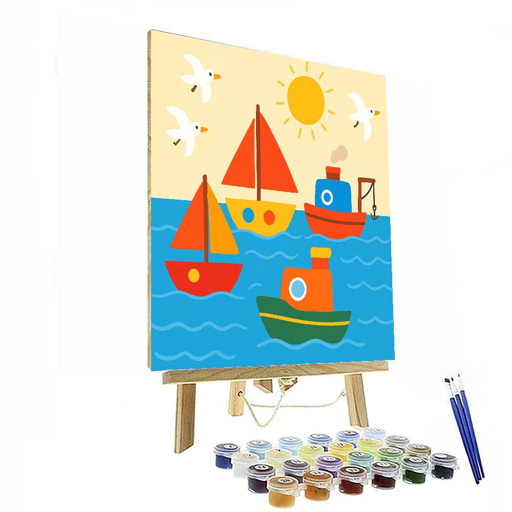 Sailing On The Ocean Paint By Numbers Kits