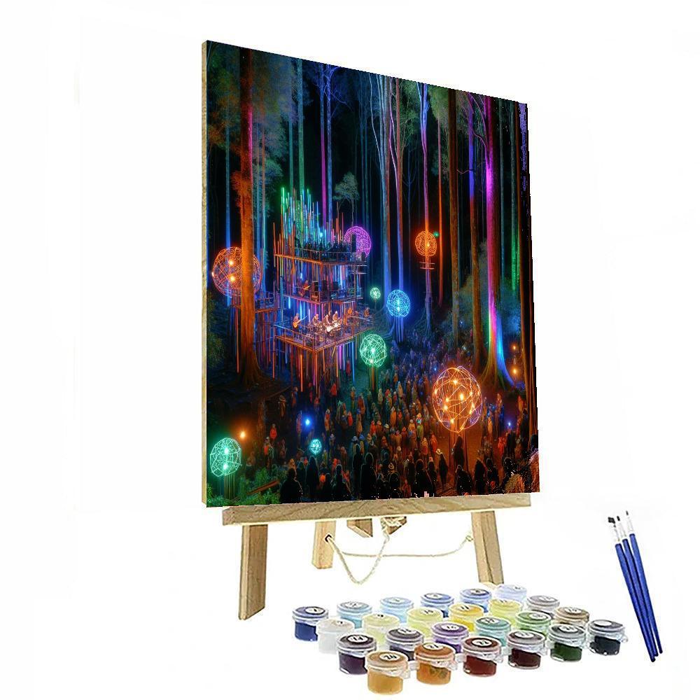 Electric Forest Festival - Rothbury, Usa Paint By Number