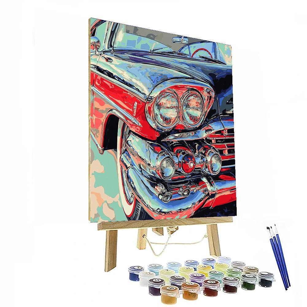 Norman Rockwell Inspired Vintage Voyager  Paint By Number