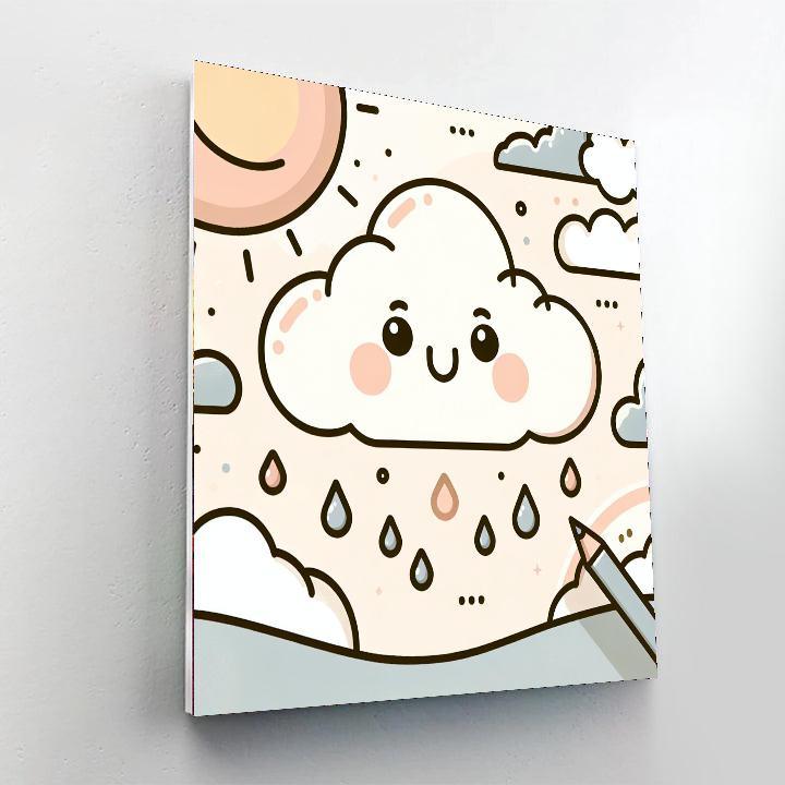 Caring Cloud Paint By Number