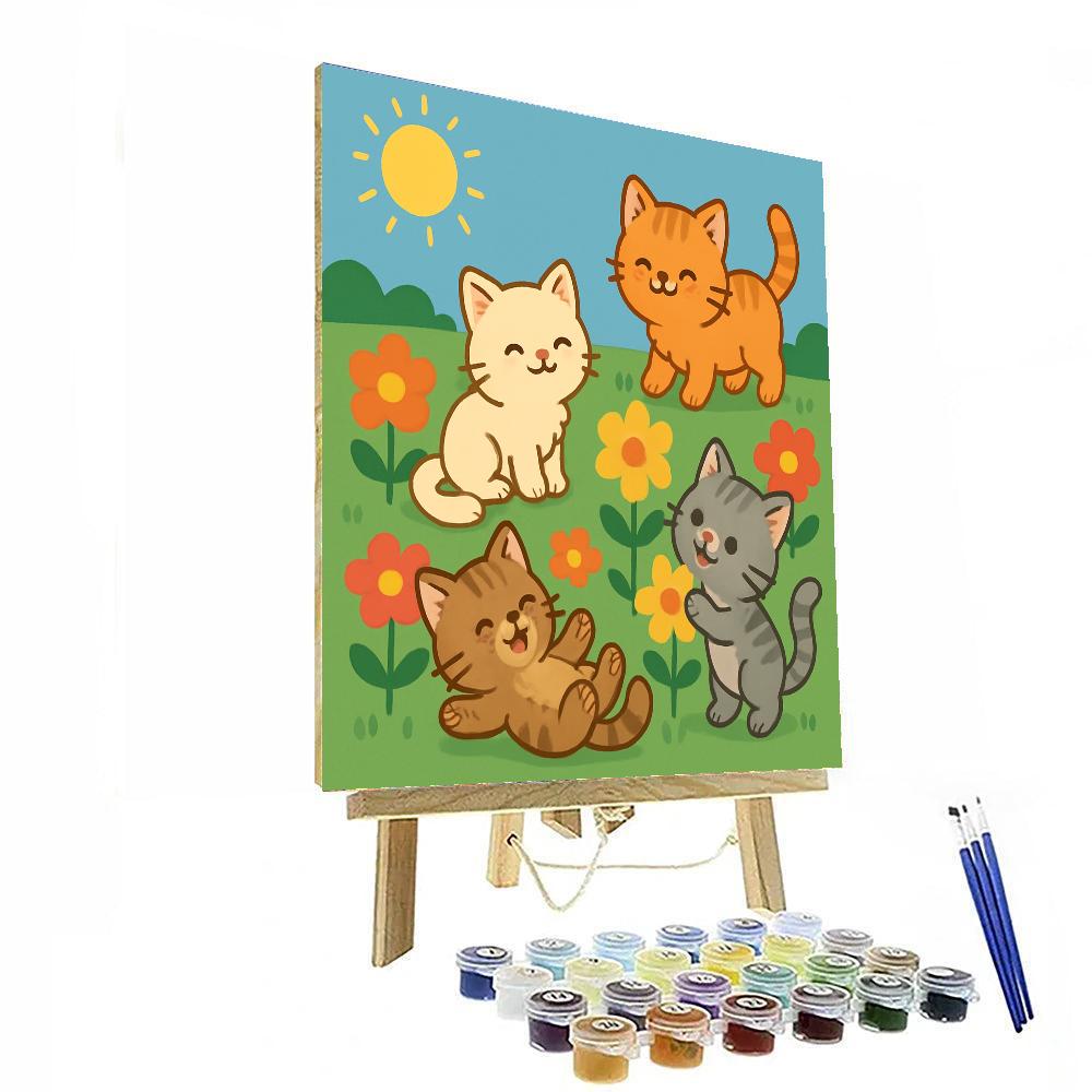 Lovely Kittens Painting By Numbers Kit