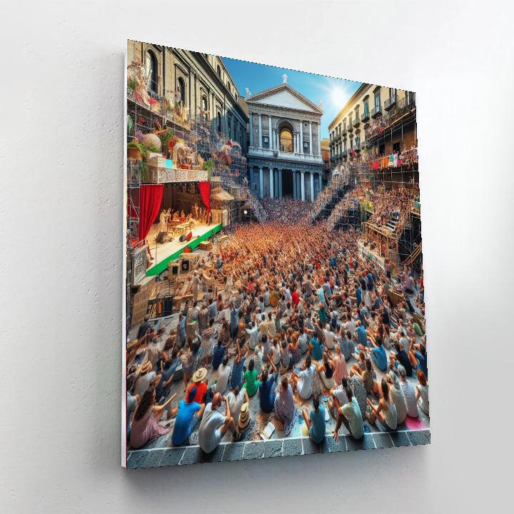 Napoli Teatro Festival Italia - Italy Number Painting