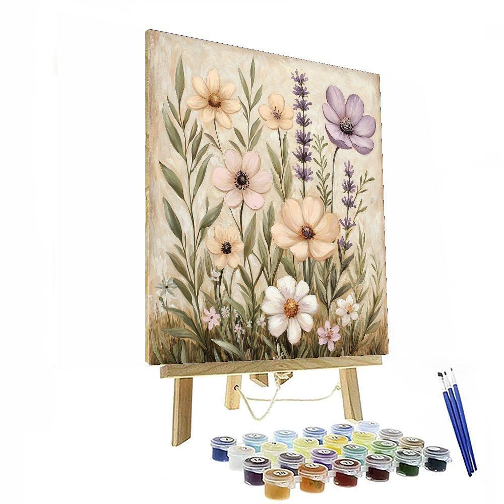 Leonardo Da Vinci Inspired Dreams In Flora  DIY Paint By Numbers