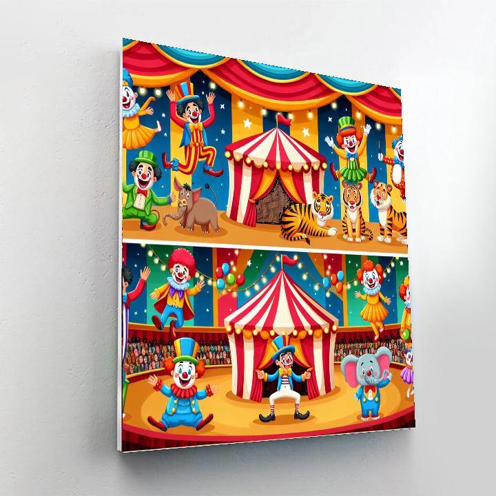 Circus Of Joy Painting By Numbers Kit