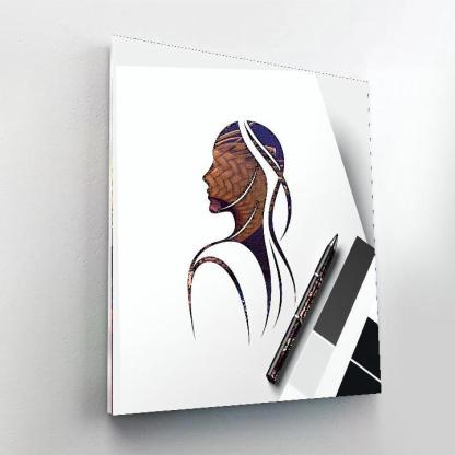 Elegant Minimalist Silhouette Paint By Number
