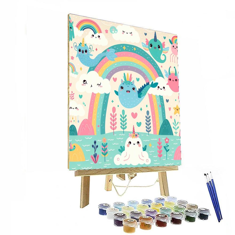 Fantasy Rainbow Land Numbered Painting Kits
