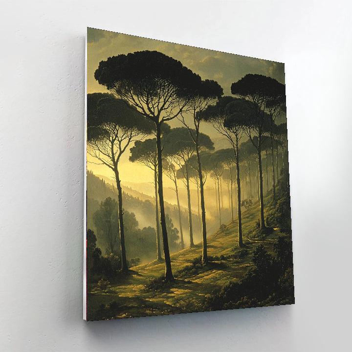 Caravaggio Inspired Veil Of Silence  Paint By Color