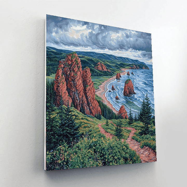 Bay Of Fundy - New Brunswick Paint By Numbers