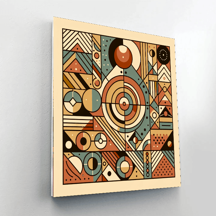 Bohemian Geometric Wonder Paint By Color