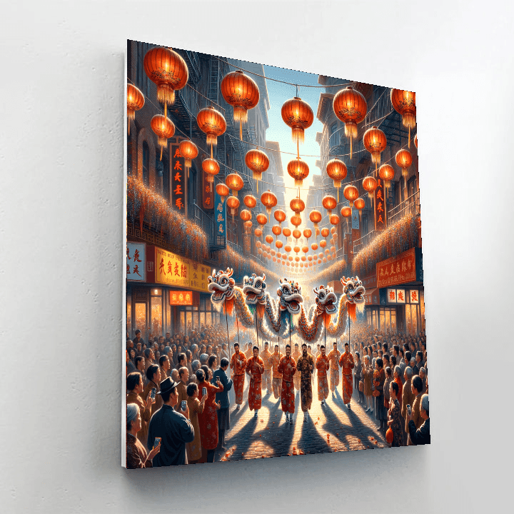 Chinese New Year Parade - San Francisco Paint By Number