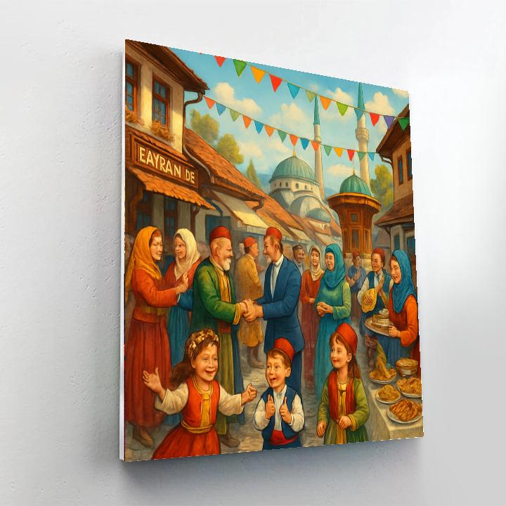 Bayram Celebration - Sarajevo, Bosnia And Herzegovina Paint By Numbers Art
