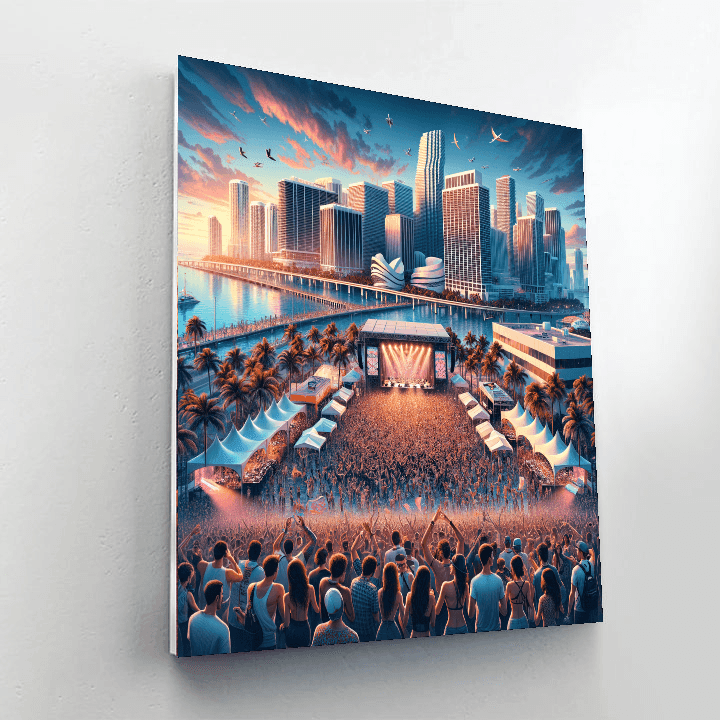 Winter Music Conference - Miami, Usa Painting By Numbers Kit