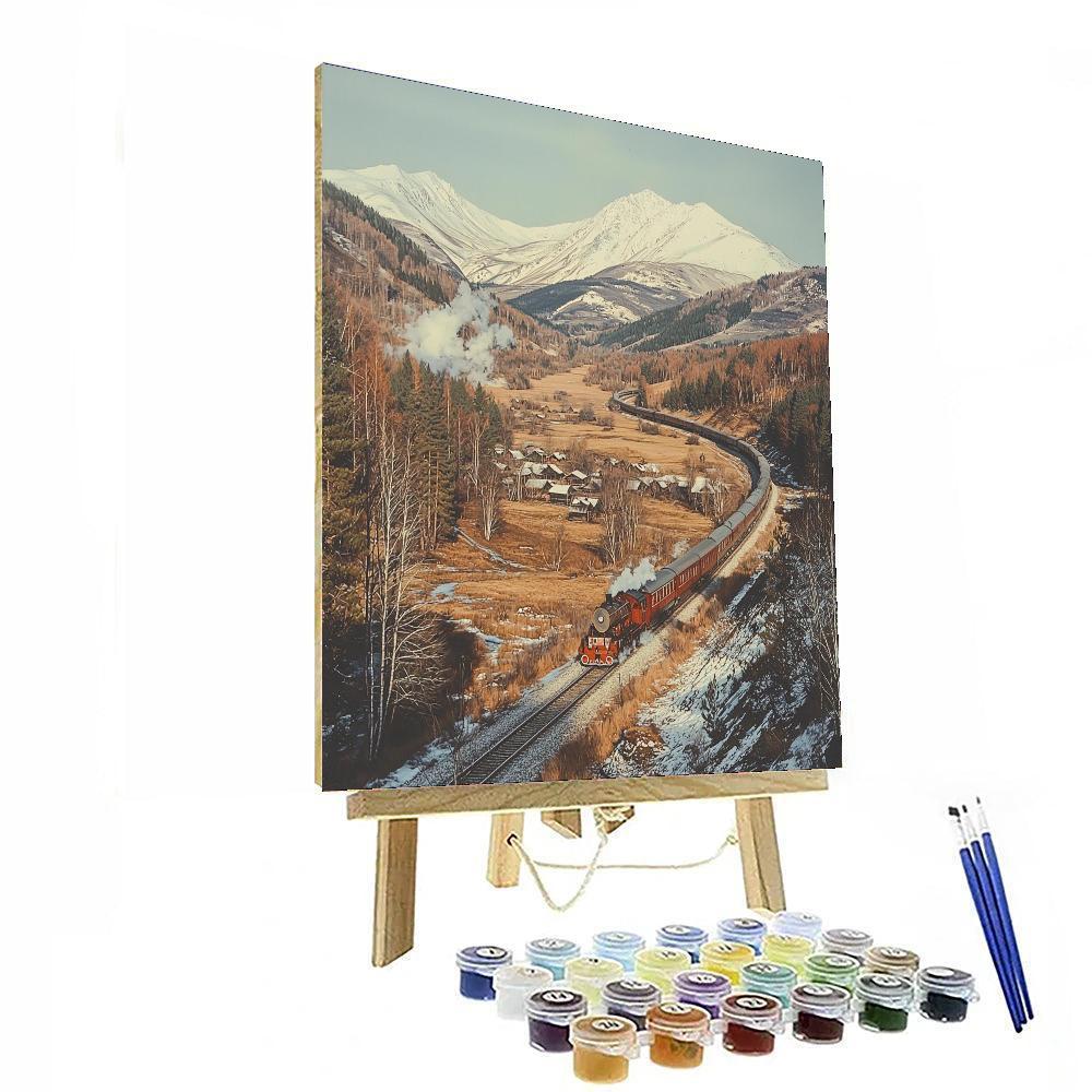 Trans-siberian Railway - Russia Paint By Color