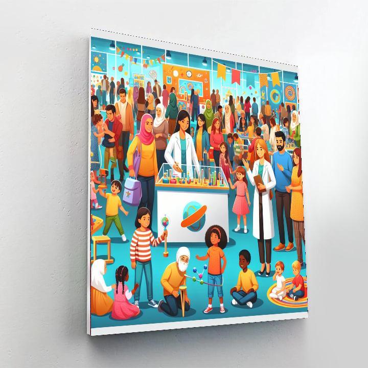 Glasgow Science Festival Paint By Number