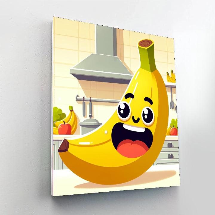 Silly Banana Painting By Numbers Kit