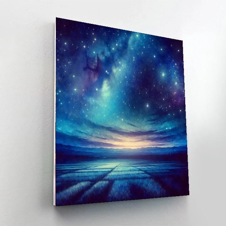 Luminous Field Of Stars DIY Paint By Numbers