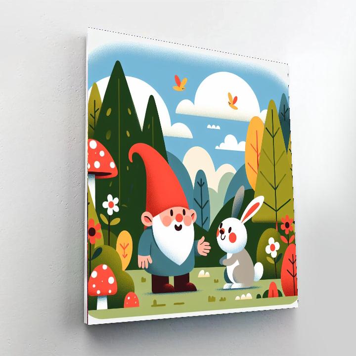 Forest Creature Adventure Painting Number Kit