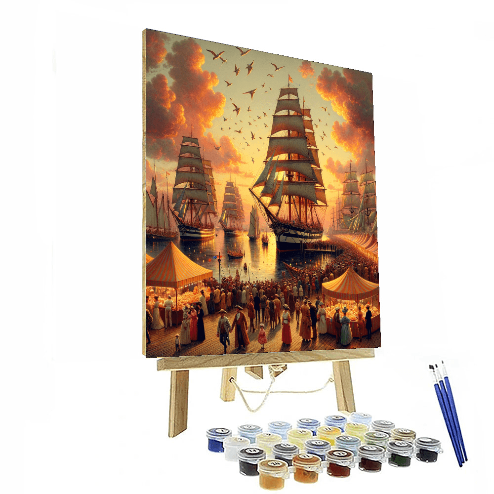 Harborfest - United States Paint By Color