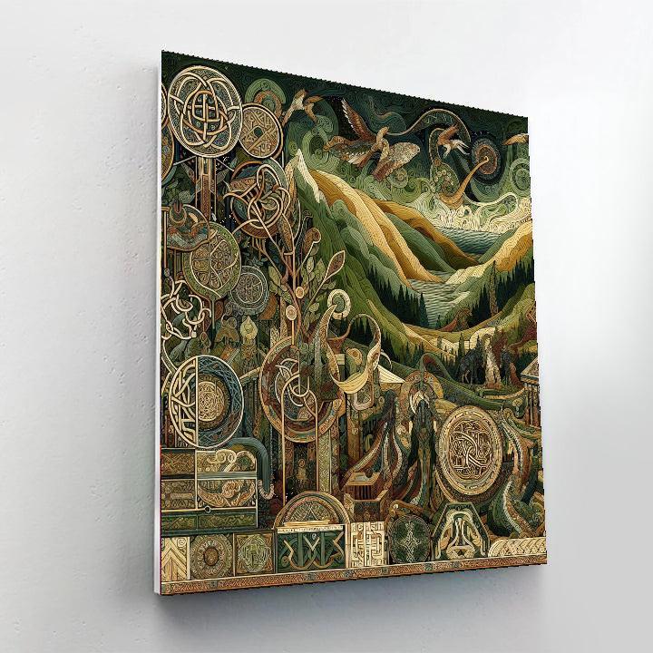 Mystical Celtic Legends Paint By Numbers Art