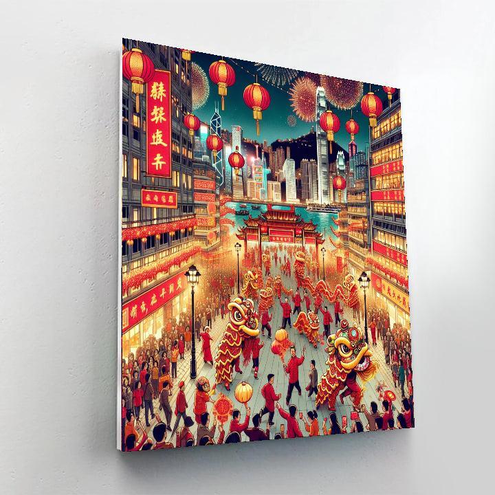 Chinese New Year - Hong Kong, China Painting Number Kit