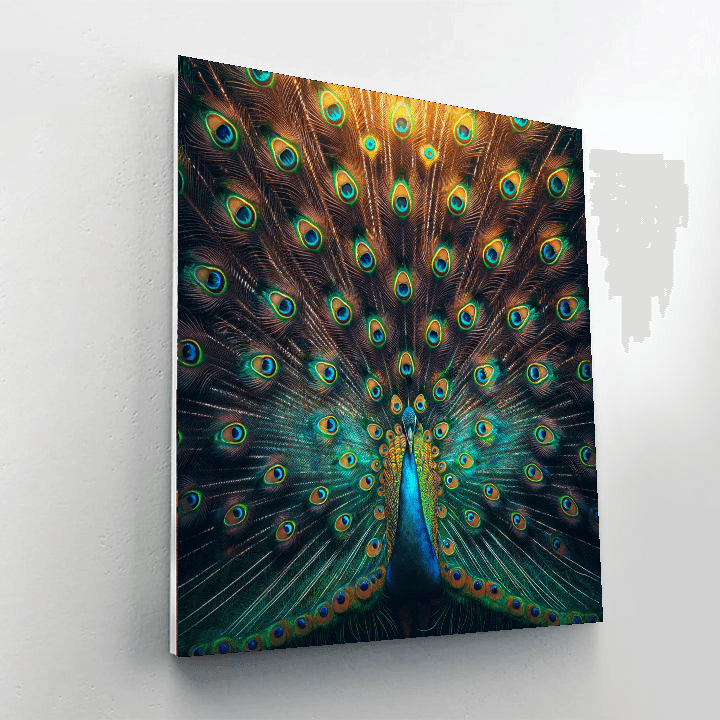 Elegant Peacock Splendor - DIY Painting By Numbers Kit