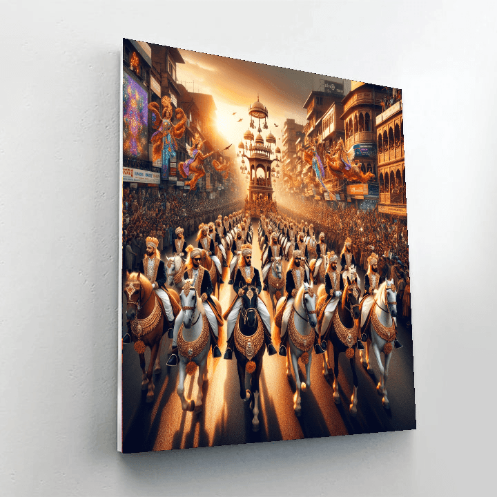 Durbar Festival - Nigeria Painting By Numbers Kit