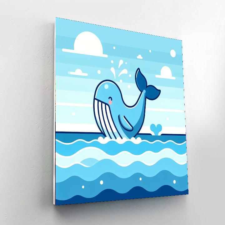 Whale Watching Wonders Paint By Numbers