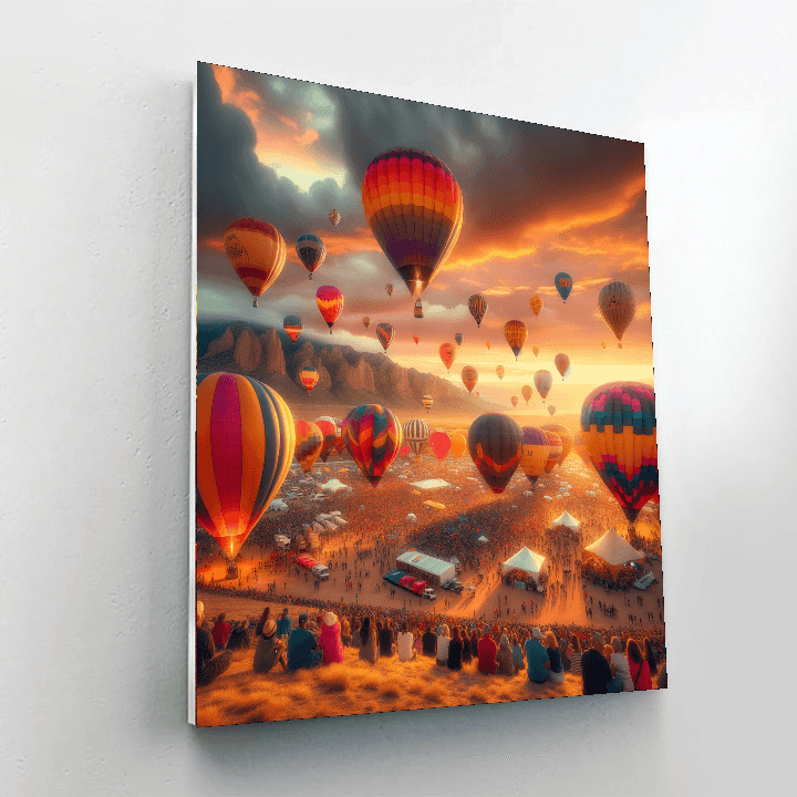 The Albuquerque International Balloon Fiesta - United States Paint By Numbers Kits
