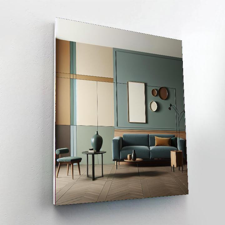 Retro Mid-century Modern Painting Number Kit