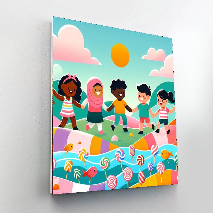 Bubblegum Bay Excursion Number Painting