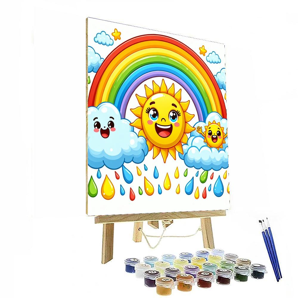 Magical Weather Wonders Painting Number Kit