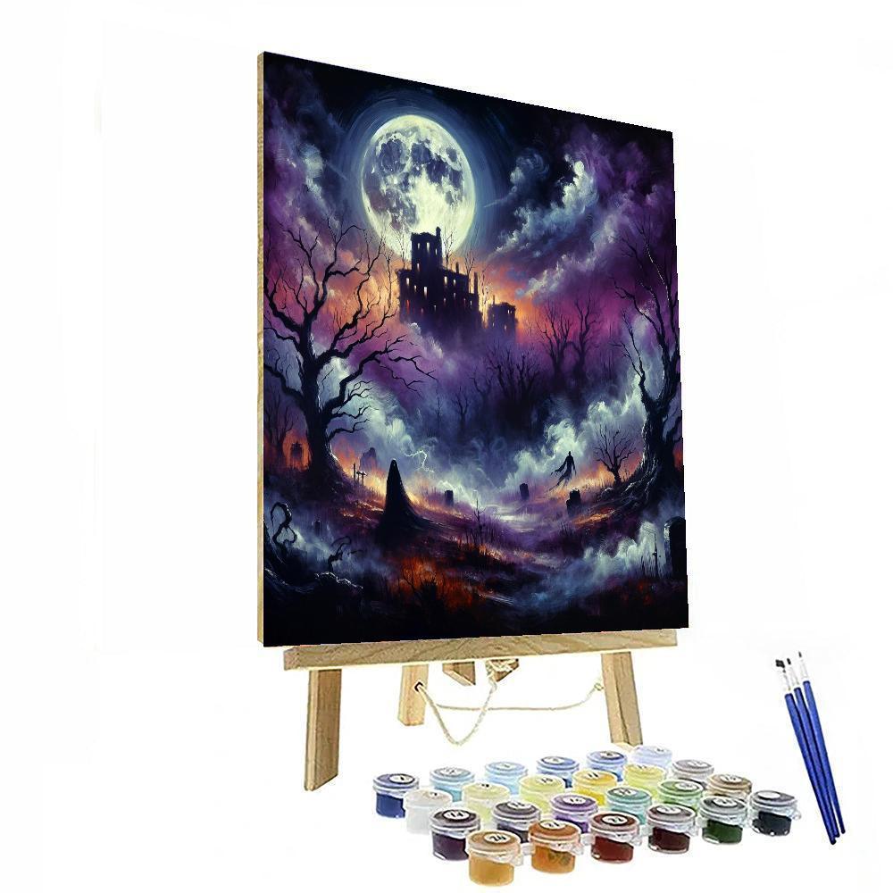 Halloween Night Mystery Number Painting