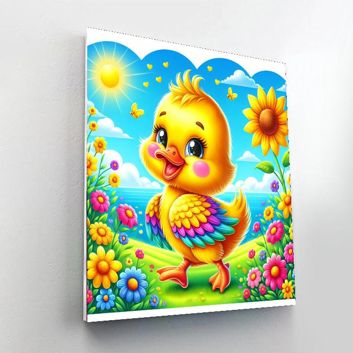 Dashing Duckling Paint By Color