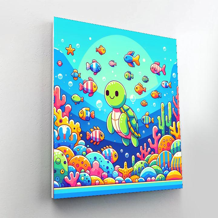 Ocean Deep Explorers Painting Number Kit