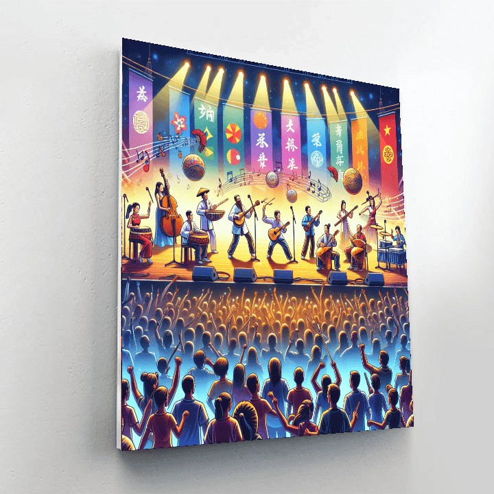 Harbin International Music Festival - China Painting By Numbers Kit