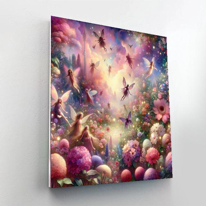 Charming Fairytale Garden Paint By Color