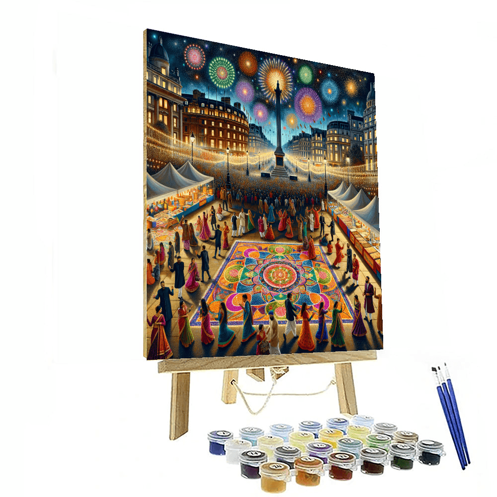 Diwali Festival Of Lights - London, Uk DIY Paint By Numbers