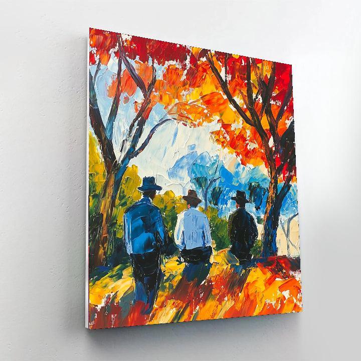 Pablo Picasso Inspired Friends In Nature  Paint By Numbers Kits