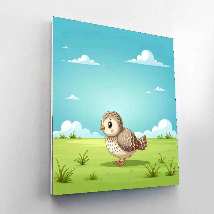 Quaint Quail Paint By Color