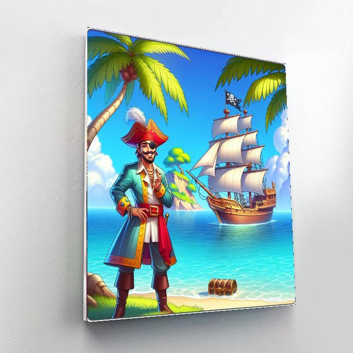 Courageous Pirate Voyage Numbered Painting Kits