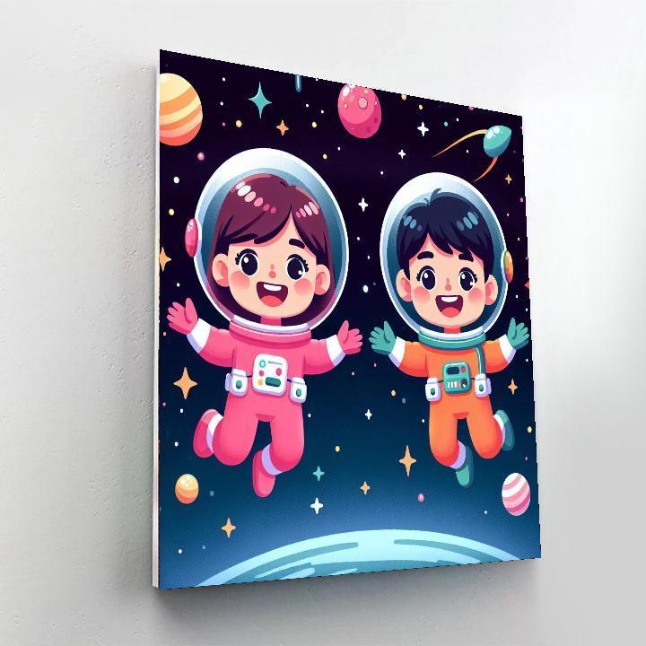 Fantastic Space Journey DIY Paint By Numbers