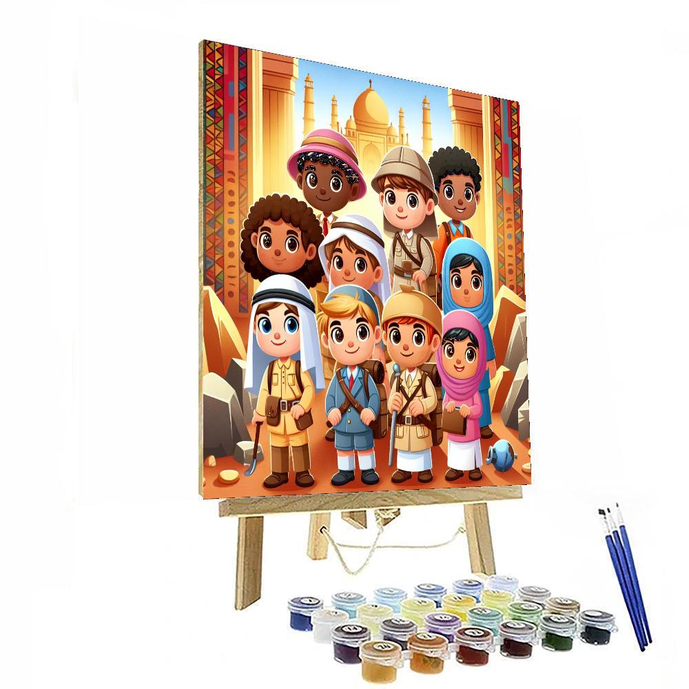 Historic Adventure Paint By Numbers Art