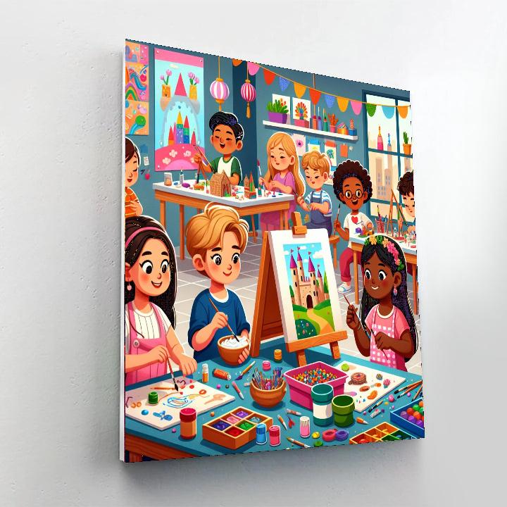 Creative Crafters Number Painting