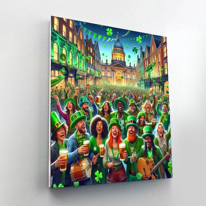 St. Patrick's Day Festival - Dublin Paint By Numbers Art