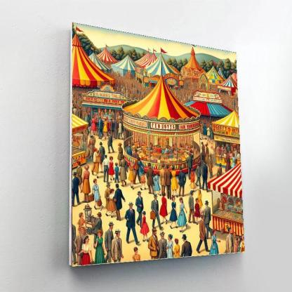 Charming Vintage Fair Numbered Painting Kits